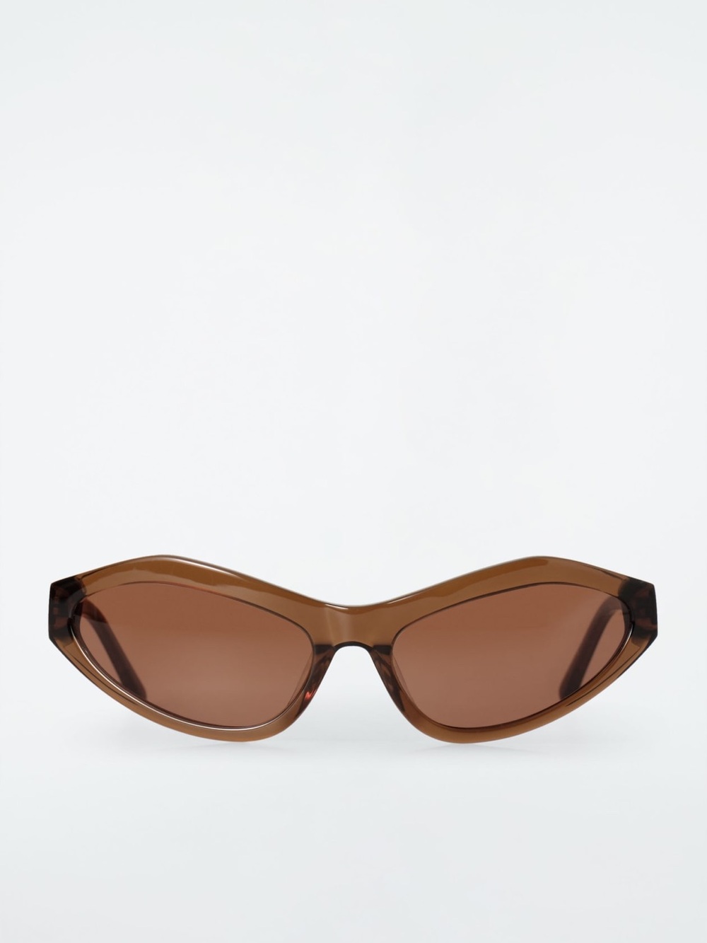 COS NWT Brown Cat-Eye Sunglasses